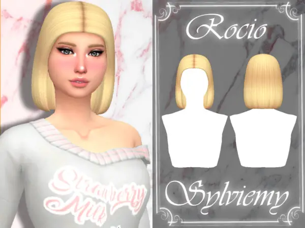 Rocio Hairstyle by Sylviemy ~ The Sims Resource for Sims 4