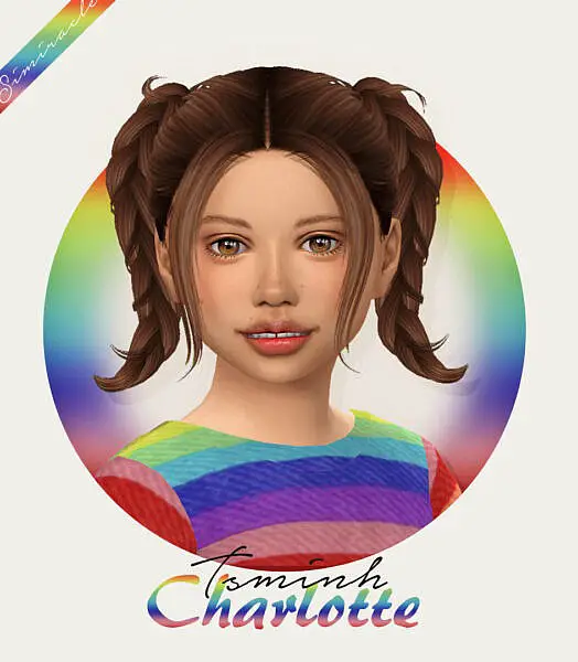 TSMinh`s Charlotte Hair Retextured ~ The Sims Resource for Sims 4