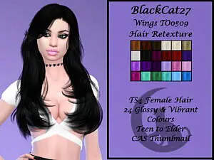 Wings TO0509 Hair Retexture by BlackCat27