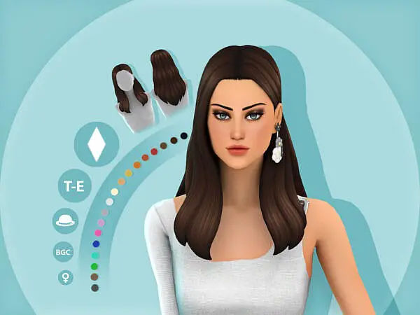 Zoey Hairstyle by simcelebrity00 ~ The Sims Resource for Sims 4