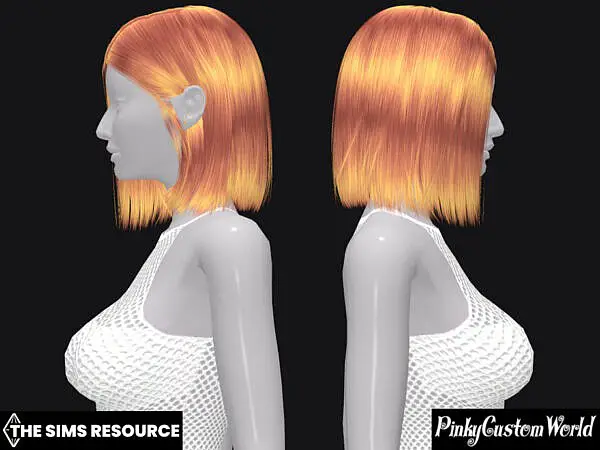 LeahLilliths Evie hair recolor by PinkyCustomWorld ~ The Sims Resource for Sims 4