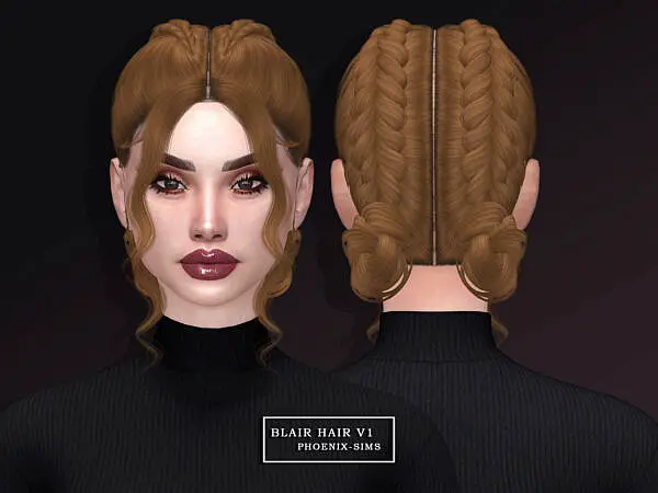 Blair Hair ~ Phoenix Sims for Sims 4