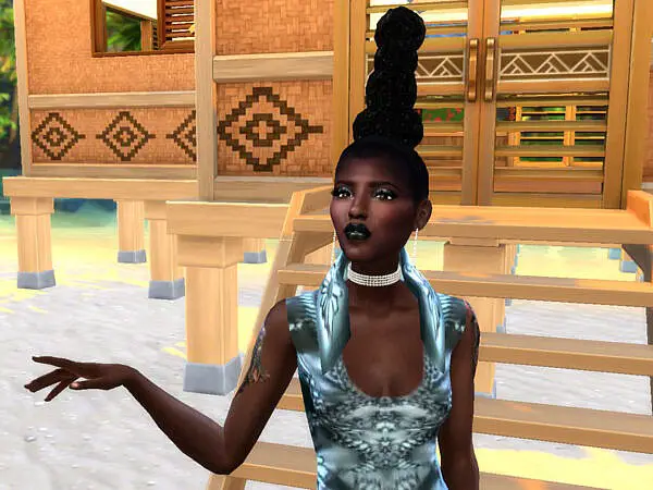 LN Met Gala Hairstyle by drteekaycee ~ The Sims Resource for Sims 4