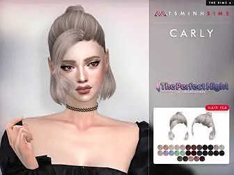 Carly Hair 154 by TsminhSims