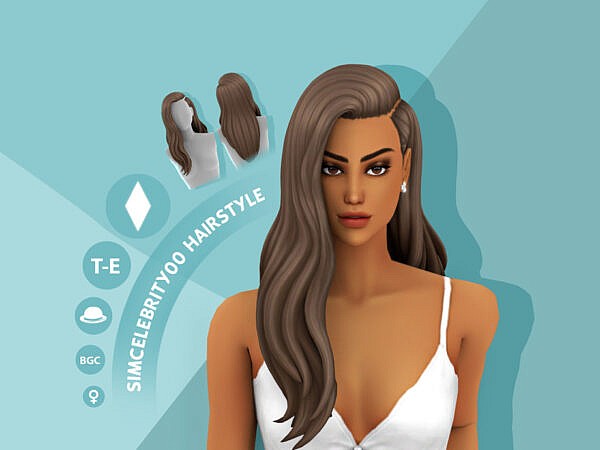 Diana Hairstyle by simcelebrity00 ~ The Sims Resource for Sims 4