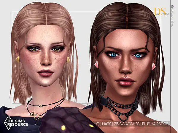 Ellie Hairstyle by DailyStorm ~ The Sims Resource for Sims 4