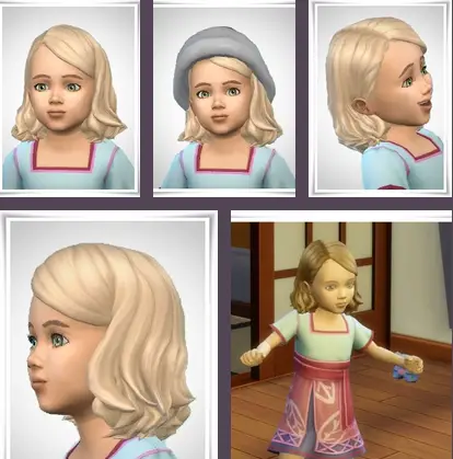 Florike Toddler Hair ~ Birksches Sims Blog for Sims 4