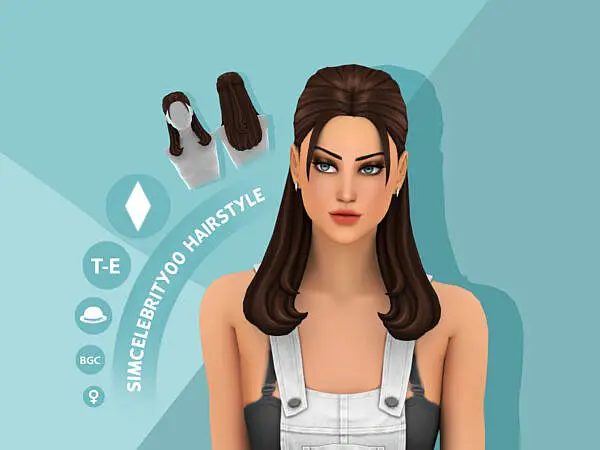 Joan Hairstyle by simcelebrity00 ~ The Sims Resource for Sims 4