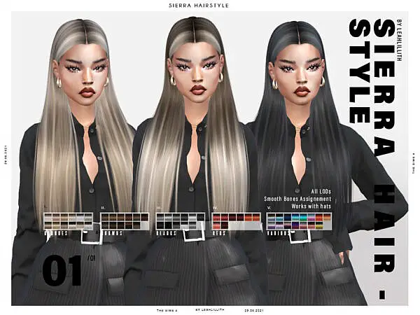 LeahLillith Sierra Hairstyle ~ The Sims Resource for Sims 4