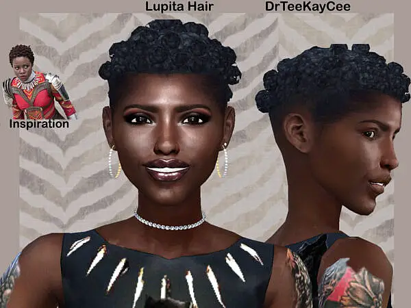 Lupita Hair by drteekaycee ~ The Sims Resource for Sims 4