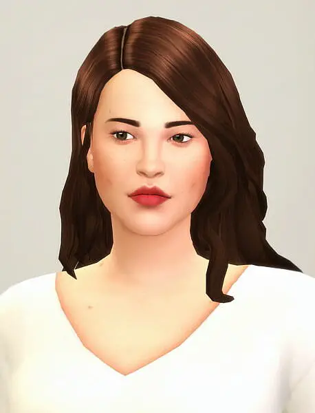 Meghan Hairstyle II ~ Rusty Nail for Sims 4