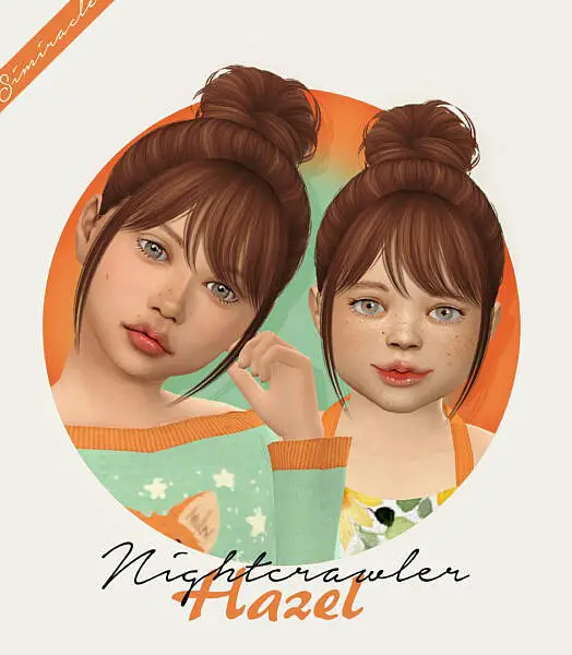 Nightcrawler Hazel Hair Retextured ~ Simiracle for Sims 4