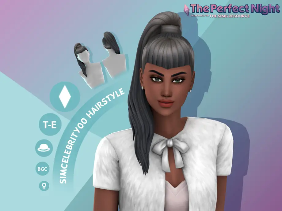 The Perfect Night Lola Hairstyle by simcelebrity00 ~ The Sims Resource ...