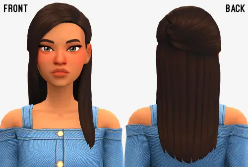 Katarina hair ~ Marso Sims for Sims 4