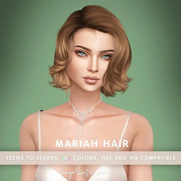 Mariah Hair ~ Sonya Sims for Sims 4