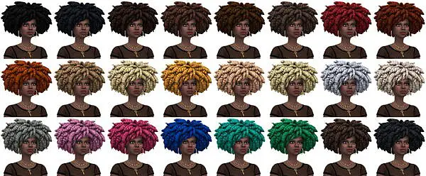Fortnite Doctor Slone Hair ~ Busted Pixels for Sims 4