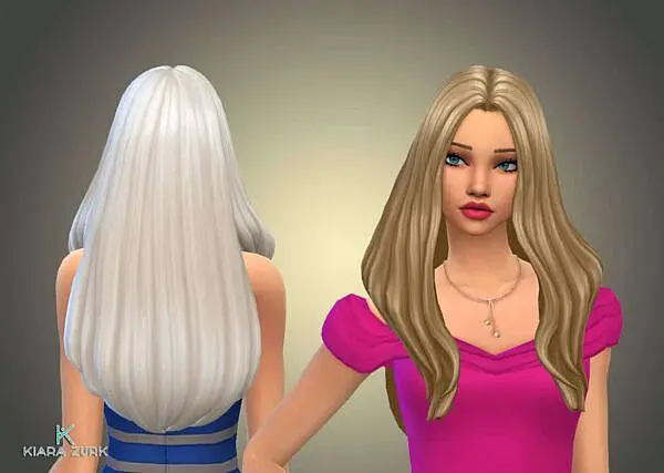 Megan Hairstyle ~ Mystufforigin for Sims 4