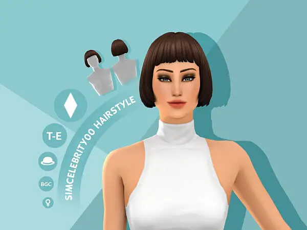 Miriam Hairstyle by simcelebrity00 ~ The Sims Resource for Sims 4