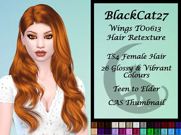 Wings TO0613 Hair Retexture by BlackCat27 ~ The Sims Resource for Sims 4
