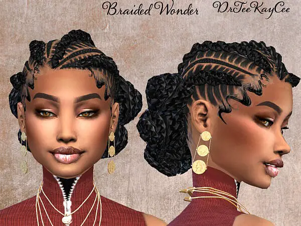 Braided Wonder II by drteekaycee ~ The Sims Resource for Sims 4
