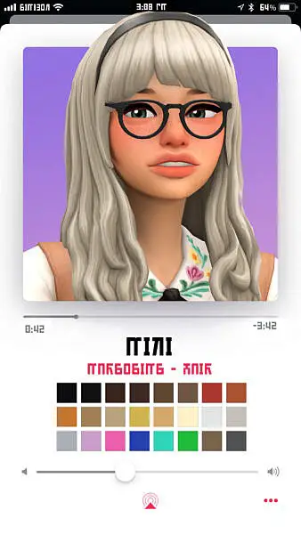 Miki hair ~ Marso Sims for Sims 4