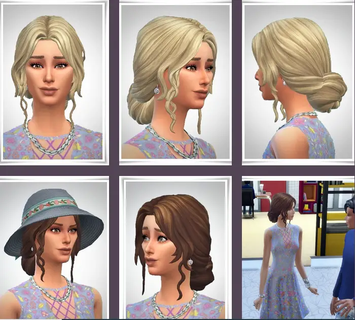 Anika Hairstyle ~ Birksches Sims Blog - Sims 4 Hairs
