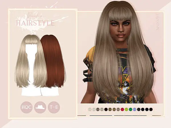 Broken Hairstyle by JavaSims ~ The Sims Resource for Sims 4