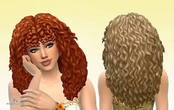Sandra Curls ~ Mystufforigin for Sims 4
