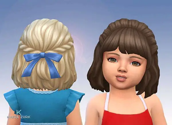 Curly Semi Up for Toddlers ~ Mystufforigin for Sims 4