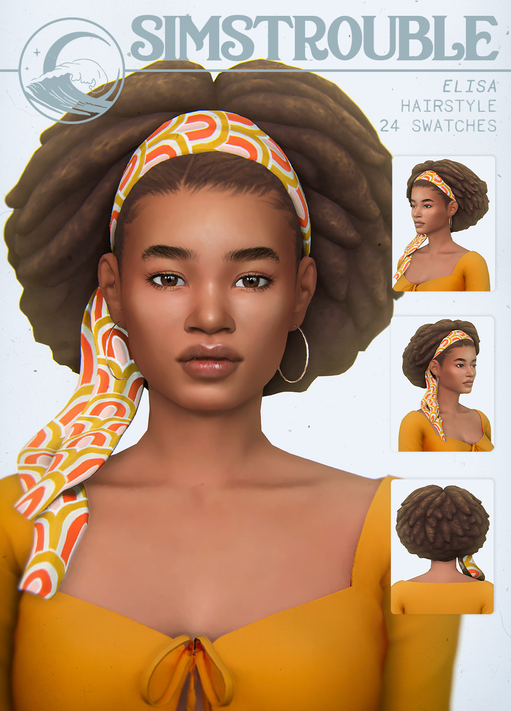 Elisa Hair ~ Simstrouble - Sims 4 Hairs
