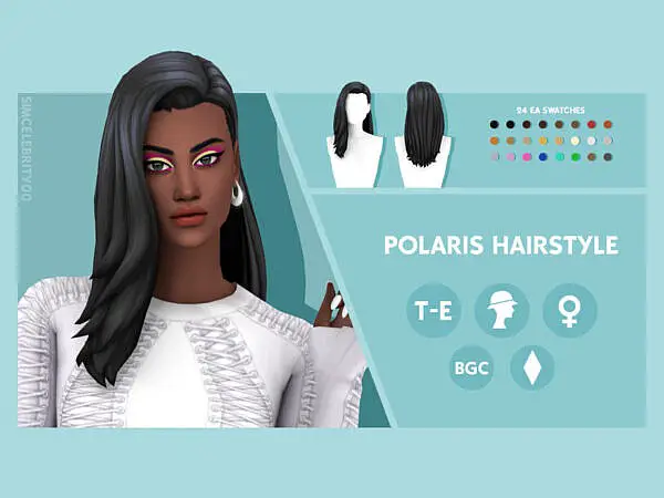 Polaris Hair ~ The Sims Resource for Sims 4
