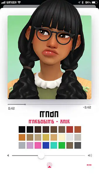 Maja hair ~ Marso Sims for Sims 4