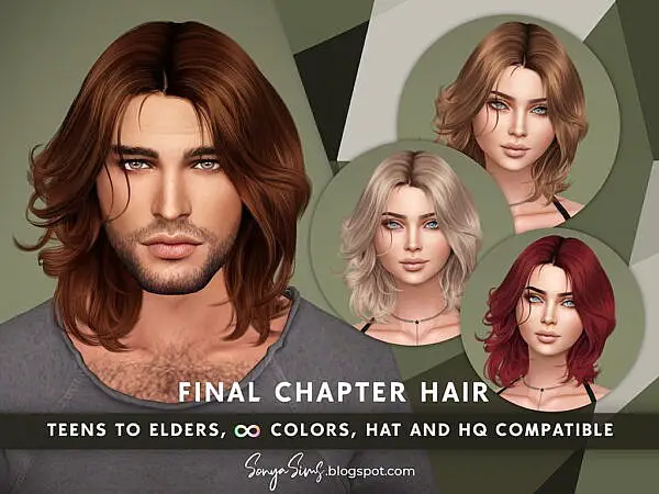 Final Chapter Hair ~ Sonya Sims for Sims 4