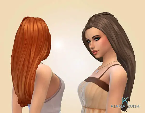 Barbie HairstyleV3 ~ Mystufforigin for Sims 4