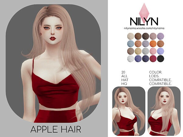 Castor Hair by Nilyn ~ The Sims Resource for Sims 4