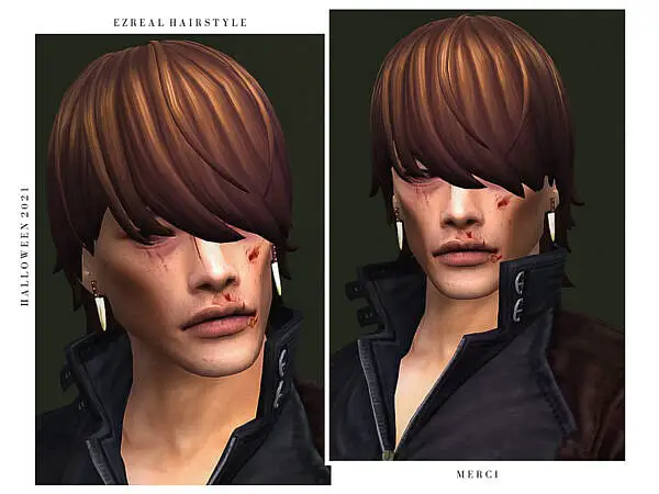 Ezreal Hair by Merci ~ The Sims Resource for Sims 4