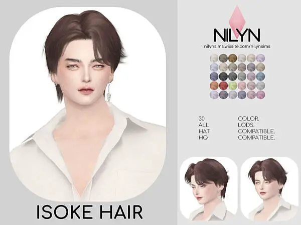 Isoke Hair by Nilyn ~ The Sims Resource for Sims 4