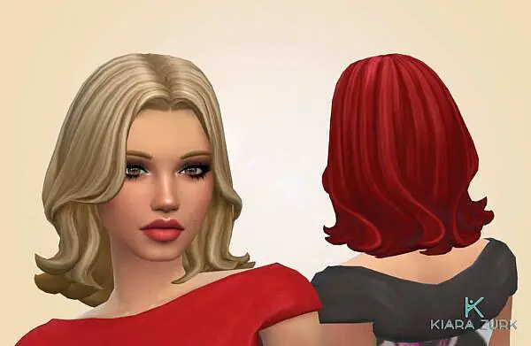 Jenna Hairstyle ~ Mystufforigin for Sims 4