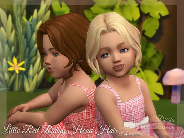 Little Red Riding Hood Hair by Dissia ~ The Sims Resource for Sims 4