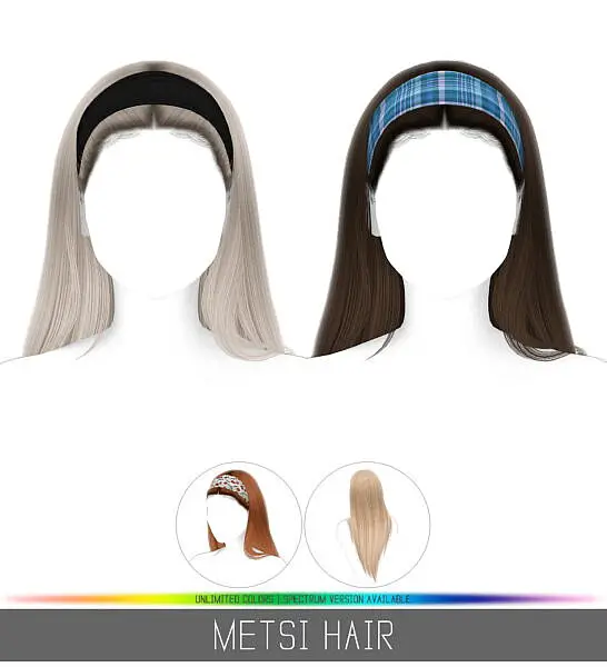 Metsi Hair ~ Simpliciaty for Sims 4