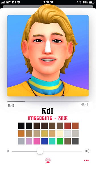 Rji hair ~ Marso Sims for Sims 4