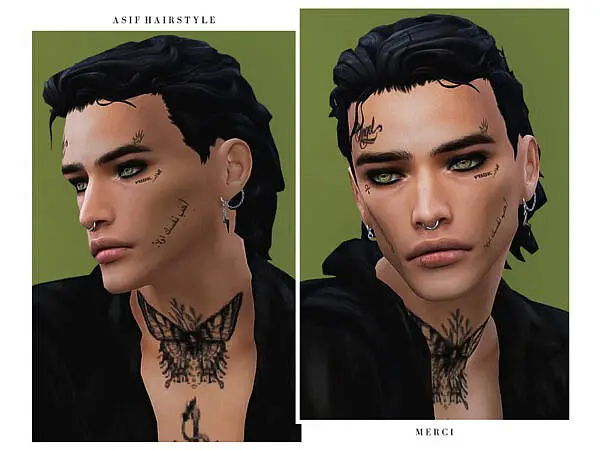 Asif Hairstyle by Merci ~ The Sims Resource for Sims 4