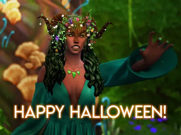 Dryad Hair by feralpoodles ~ The Sims Resource for Sims 4
