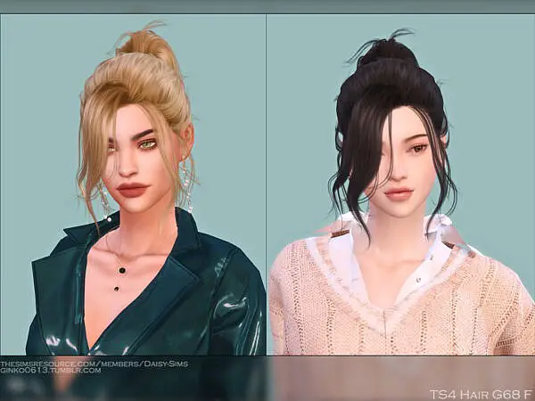 Hair G68 by Daisy Sims ~ The Sims Resource for Sims 4