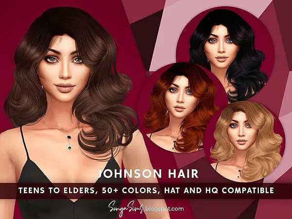 Johnson Hair by SonyaSimsCC ~ The Sims Resource for Sims 4