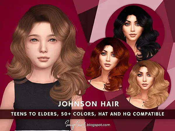Johnson Hair Child by SonyaSimsCC ~ The Sims Resource for Sims 4