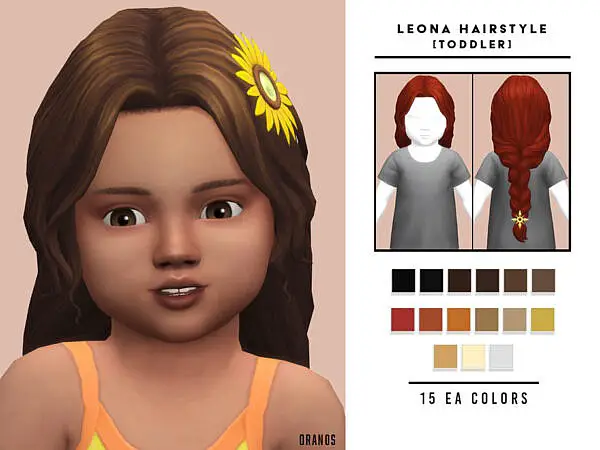 Leona Hair TG by OranosTR ~ The Sims Resource for Sims 4