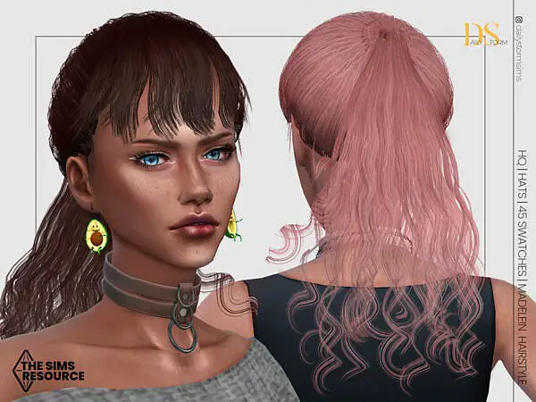 Madelein Hair by DailyStorm ~ The Sims Resource for Sims 4