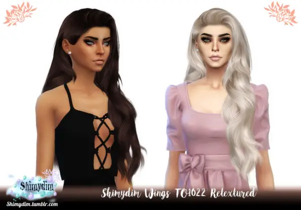 Wings TO1022 Retexture ~ Shimydim for Sims 4