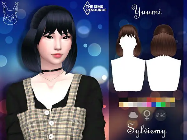 Yuumi Hair bySylviemy ~ The Sims Resource for Sims 4